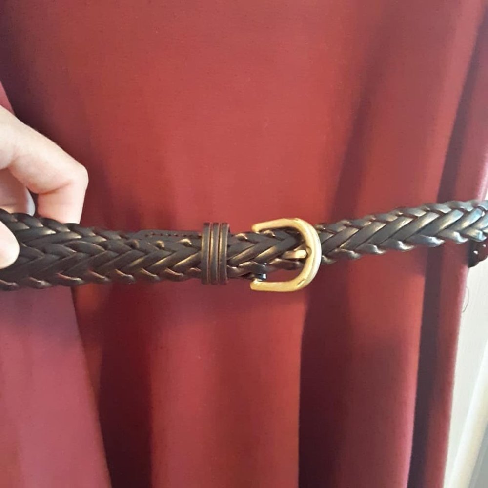 3 for $15 - Rue21 Size M Burgundy Dress w/Belt - Picture 2 of 4